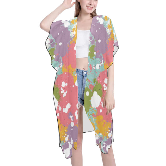 Color Splash Chiffon Cover Ups