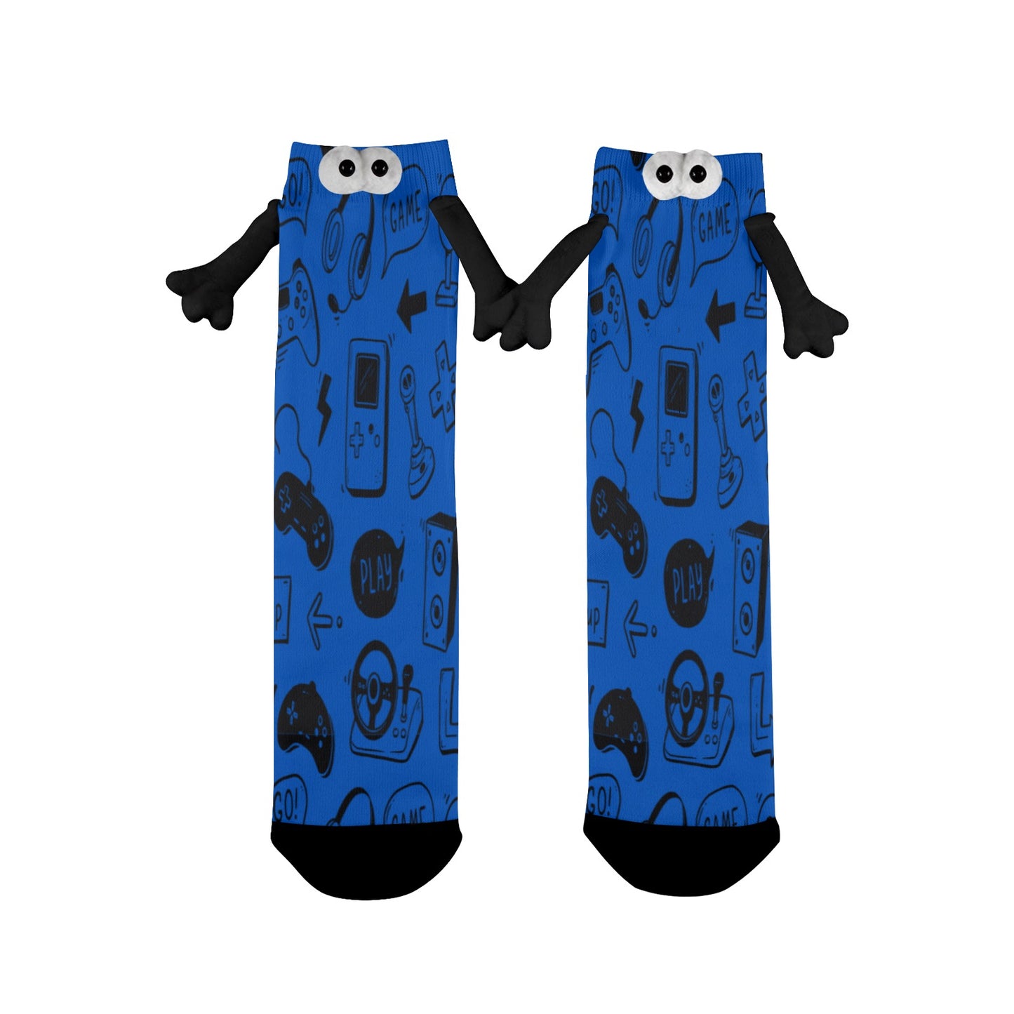 Gamer Holding Hands Socks for Kids