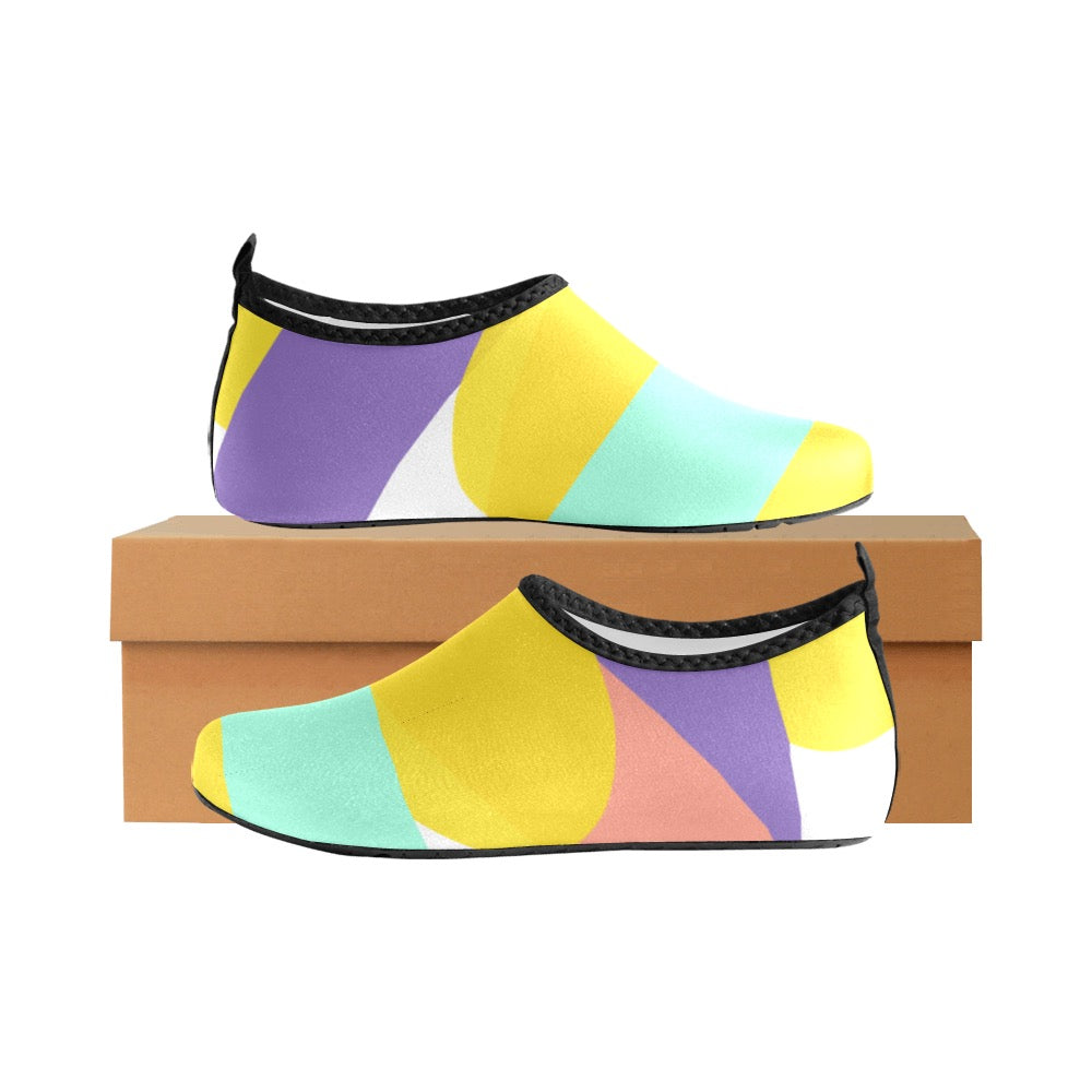 Colorful Circle Kids' Slip-On Water Shoes