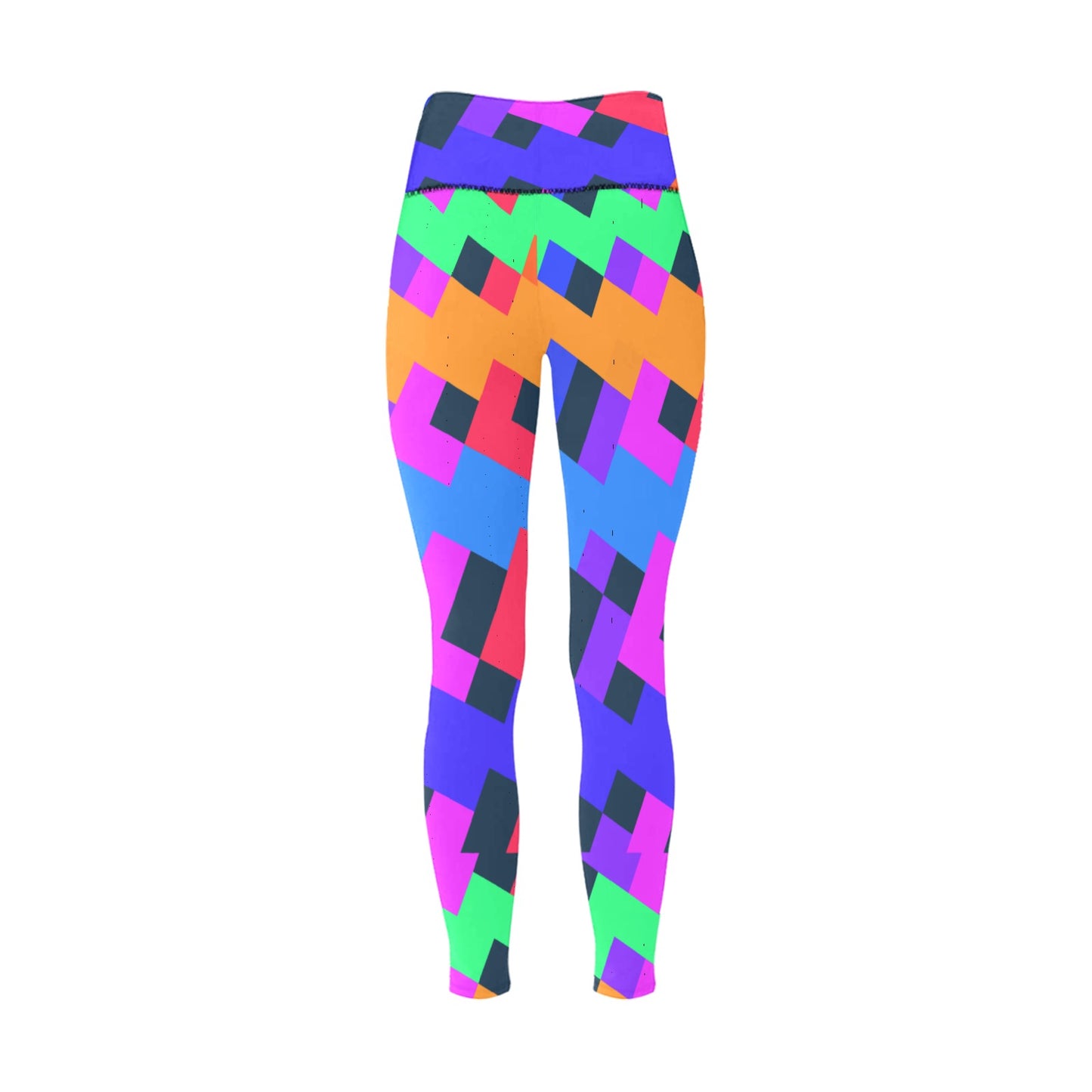 Bright Ziggy High-Waisted Leggings