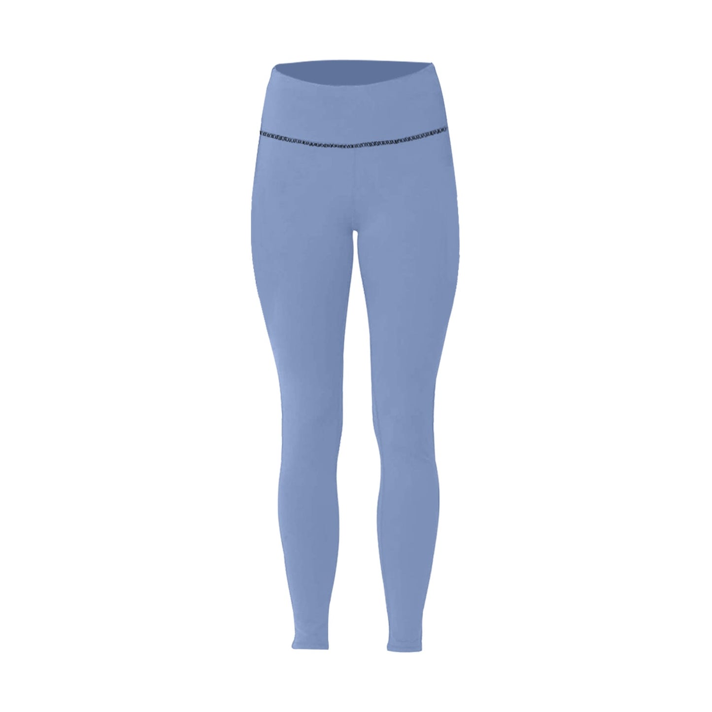 Powder Blue High-Waisted Leggings