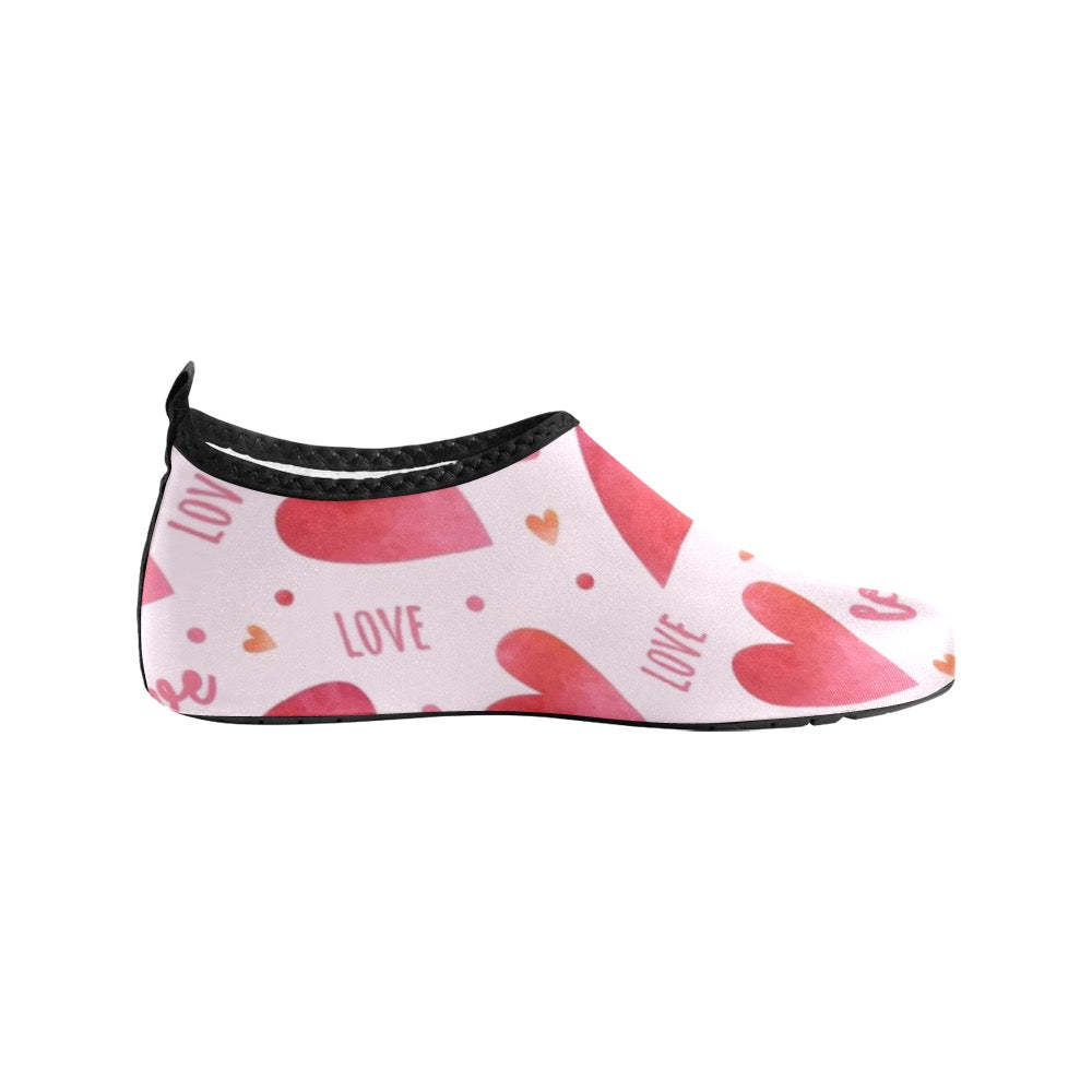 Love Hearts Kids' Slip-On Water Shoes