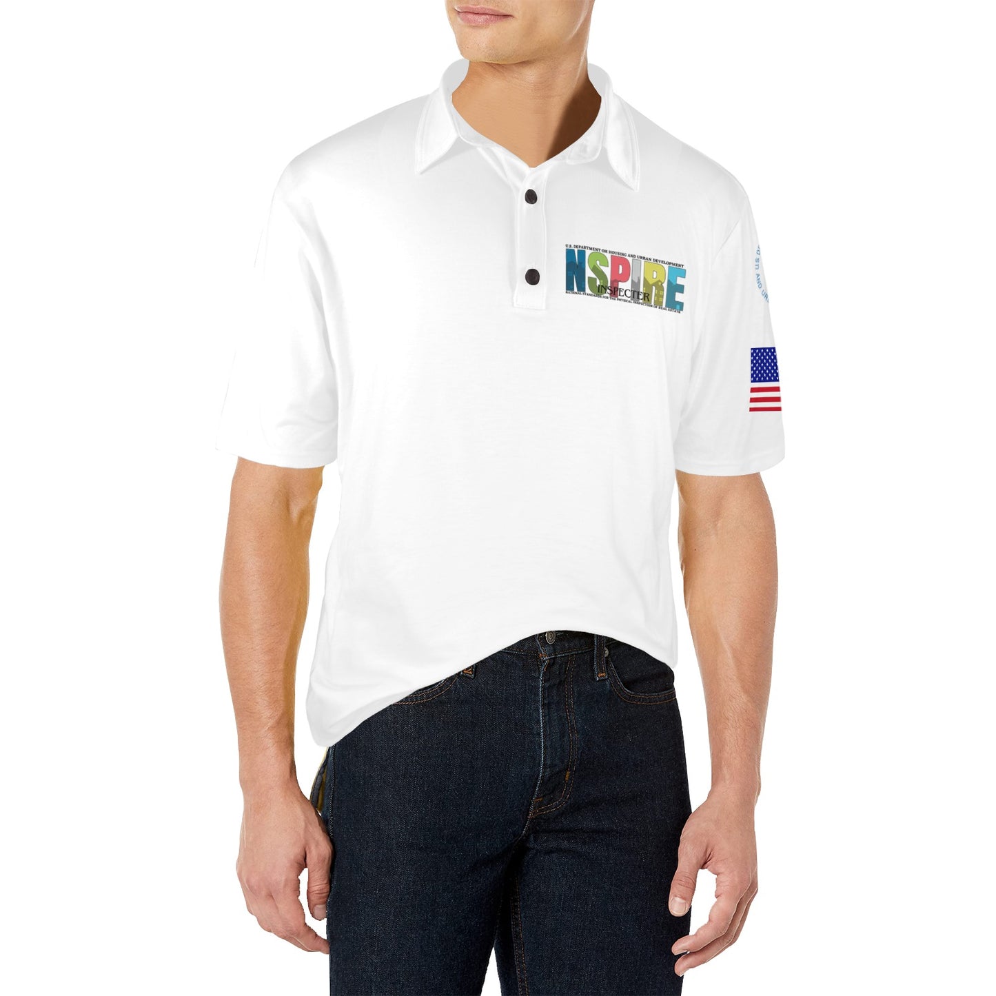 White Men's Polo Shirt