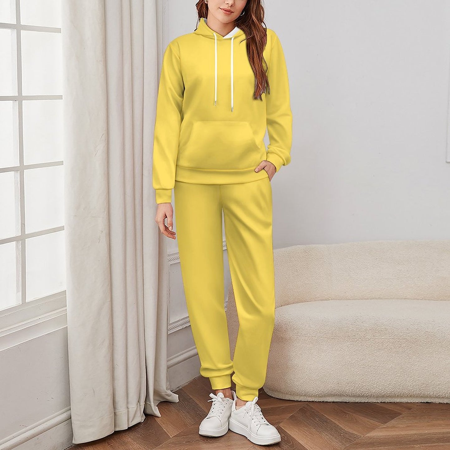 Yellow Adult Hoodie Set