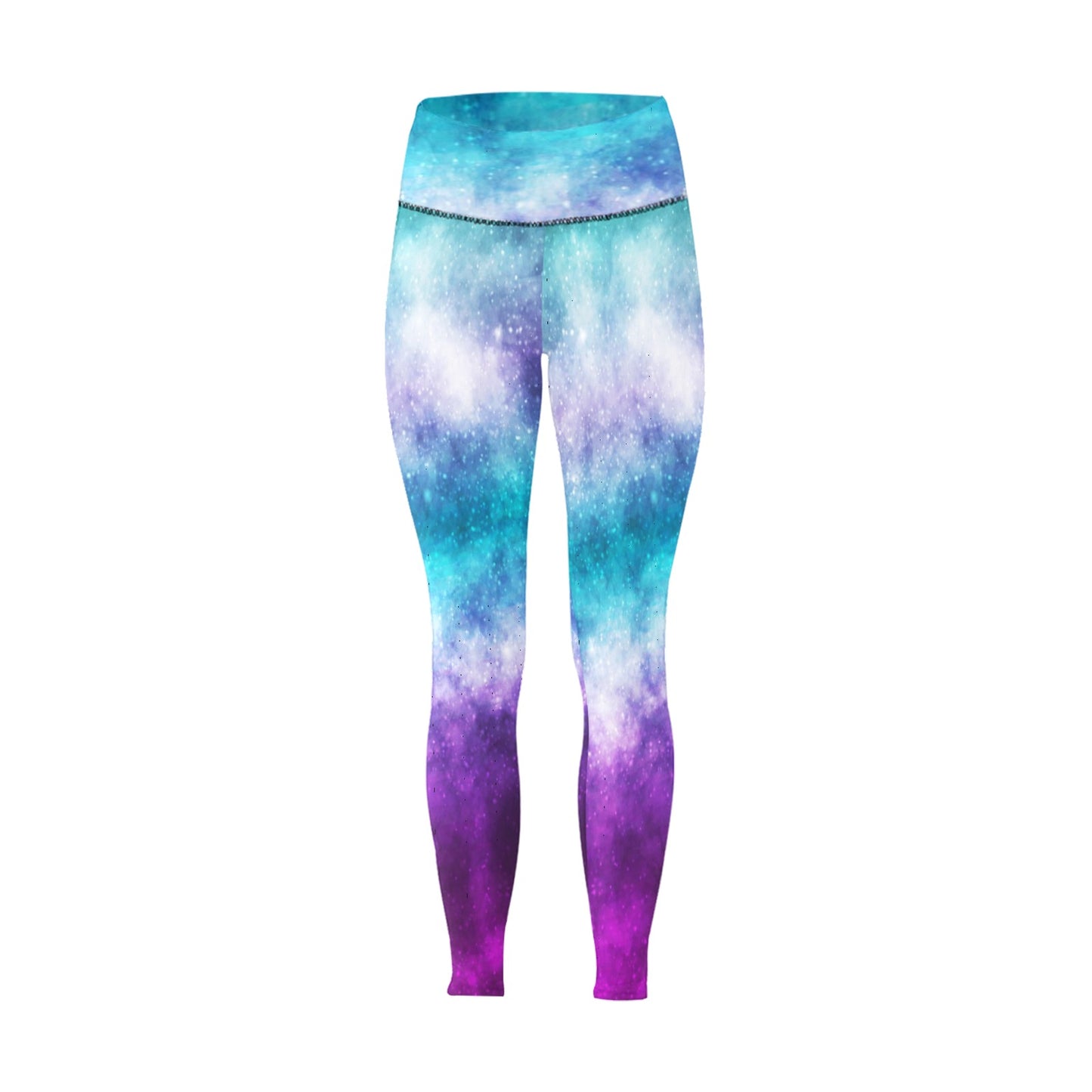 Cosmic Galaxy High-Waisted Leggings