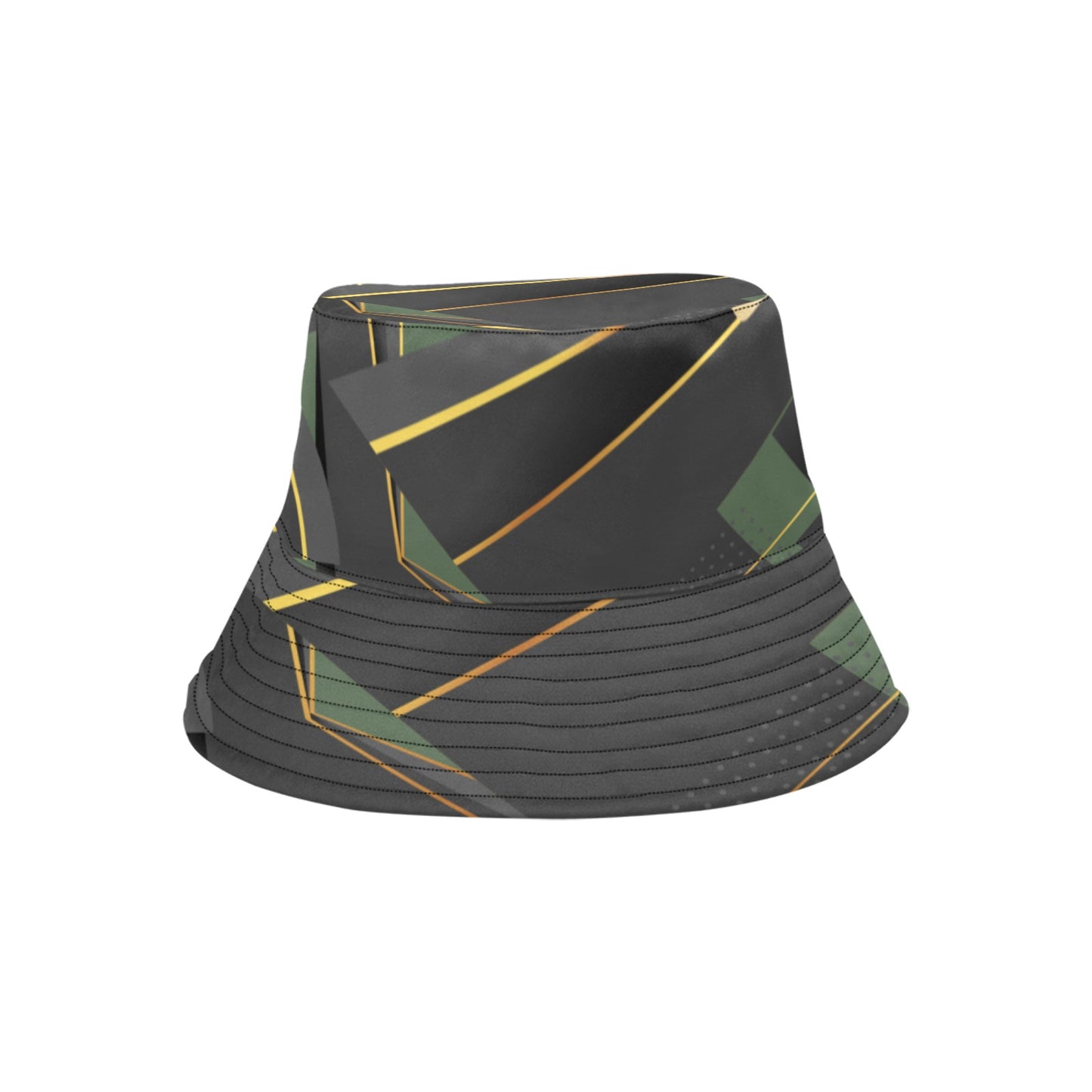 Green Abstract Unisex Summer Bucket Hat