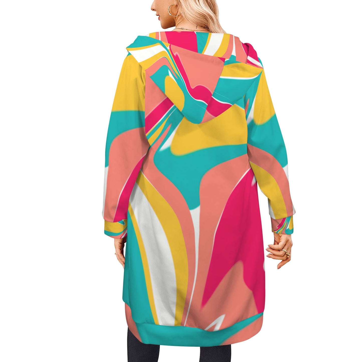 Easter Bliss Women's Long Hooded Coat