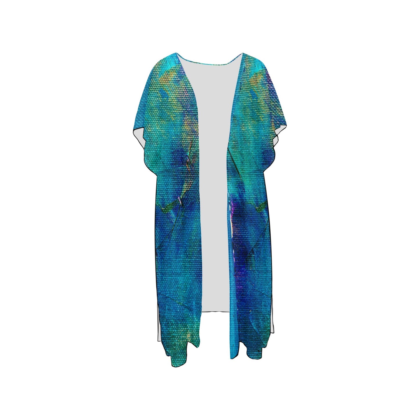 Aqua Marine Chiffon Cover Ups