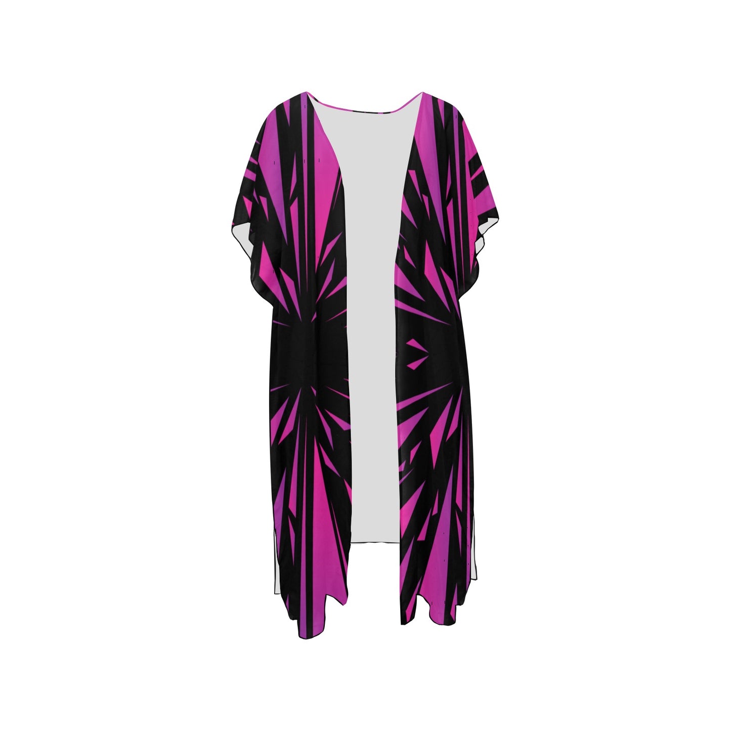 Black Plum Chiffon Cover Ups