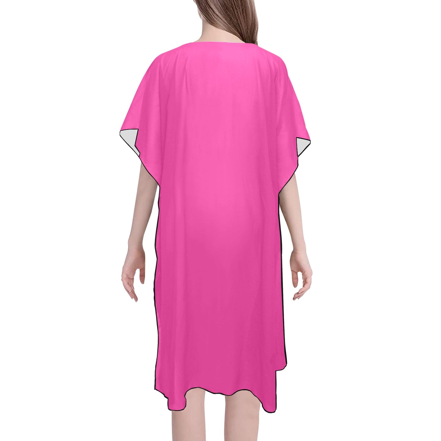 Hot Pink Chiffon Cover Ups