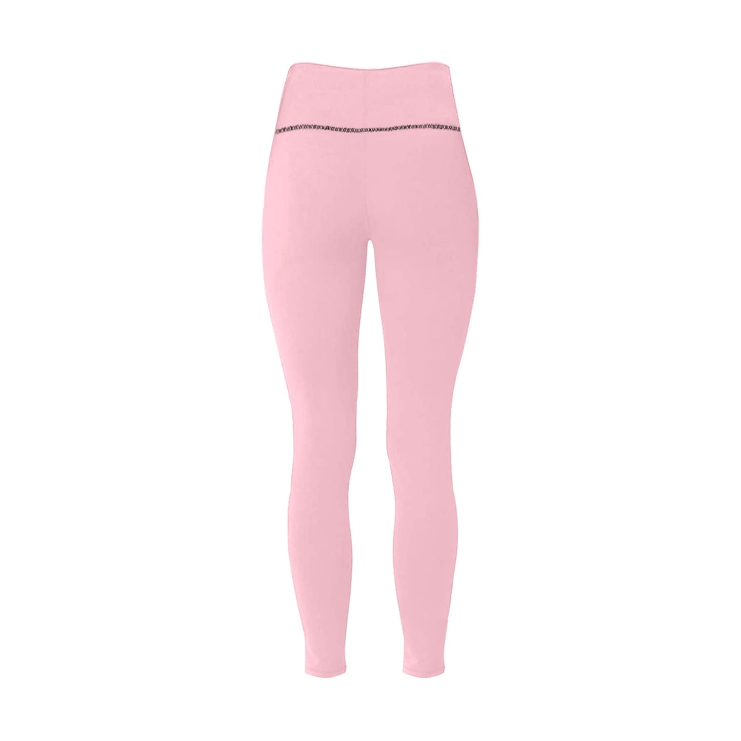 Powder Pink High-Waisted Leggings