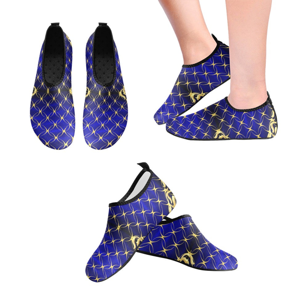 Royal Blue Kids' Slip-On Water Shoes