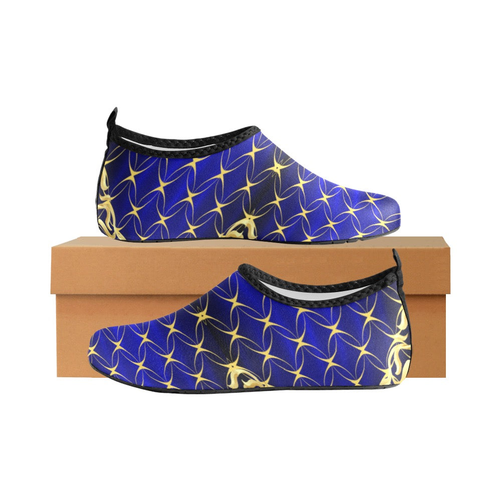 Royal Blue Kids' Slip-On Water Shoes