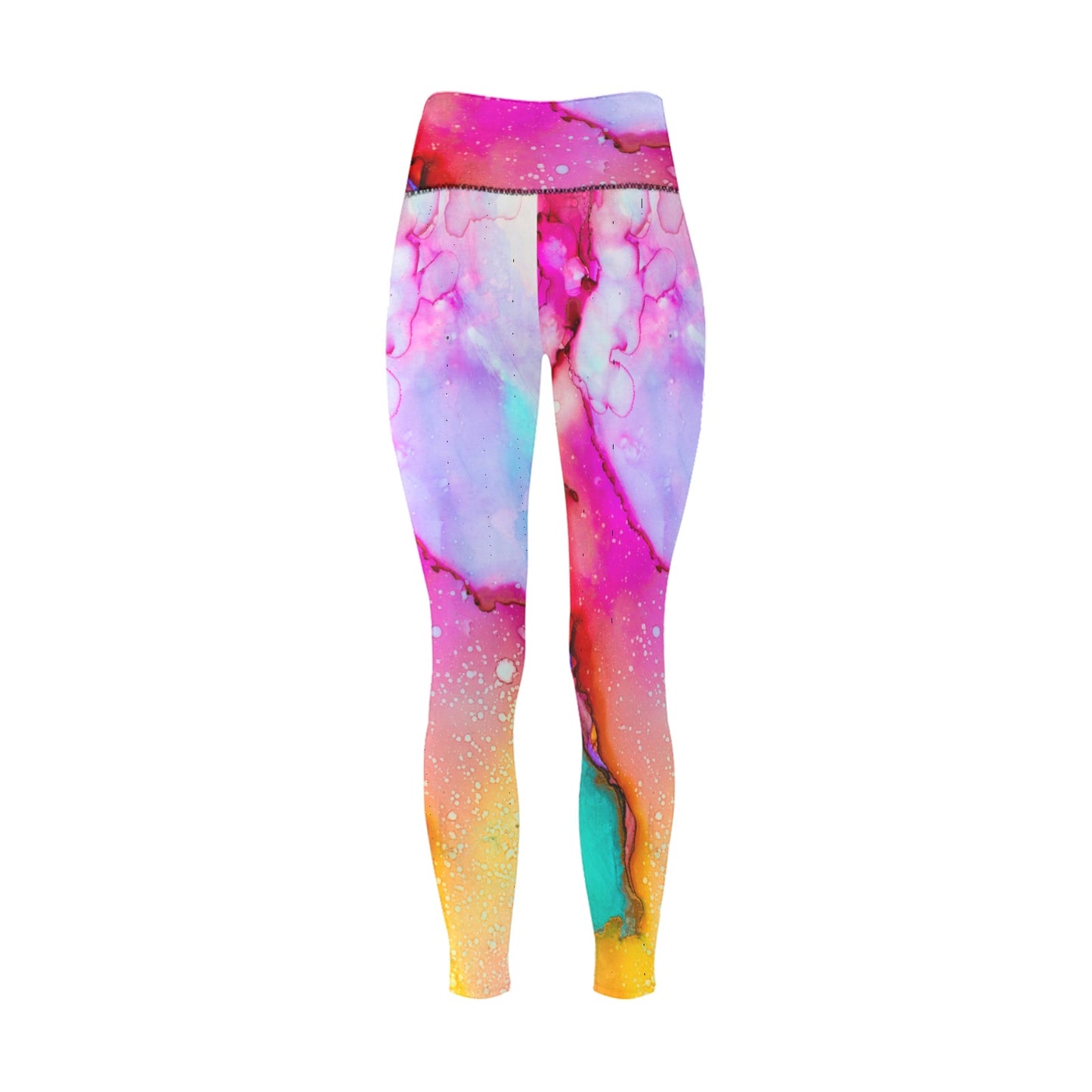 Color Blend High-Waisted Leggings