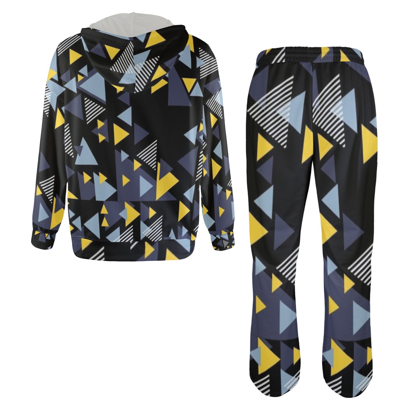 Triangle Angles Men's Streetwear Flared Tracksuit