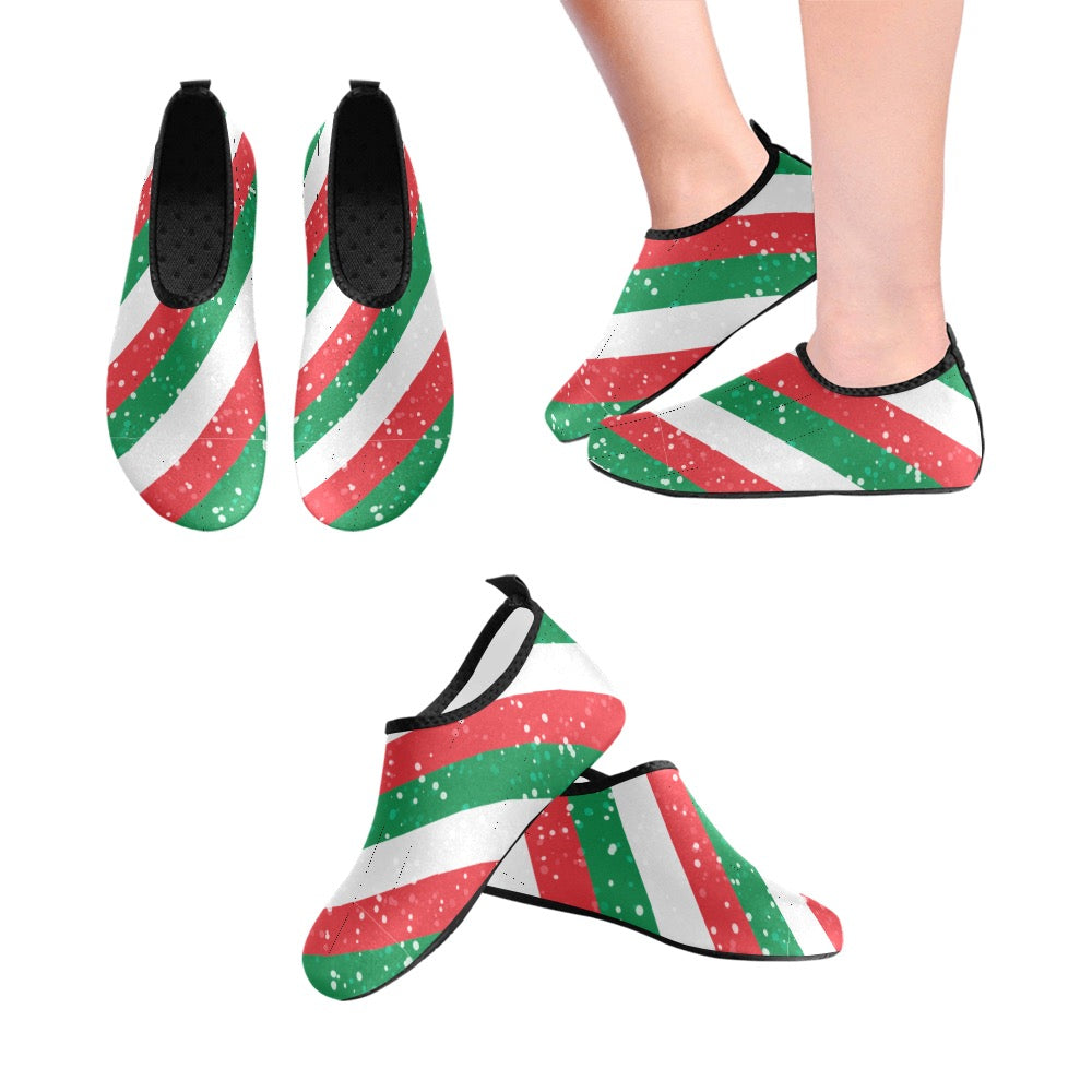 Candy cane Kids' Slip-On Water Shoes