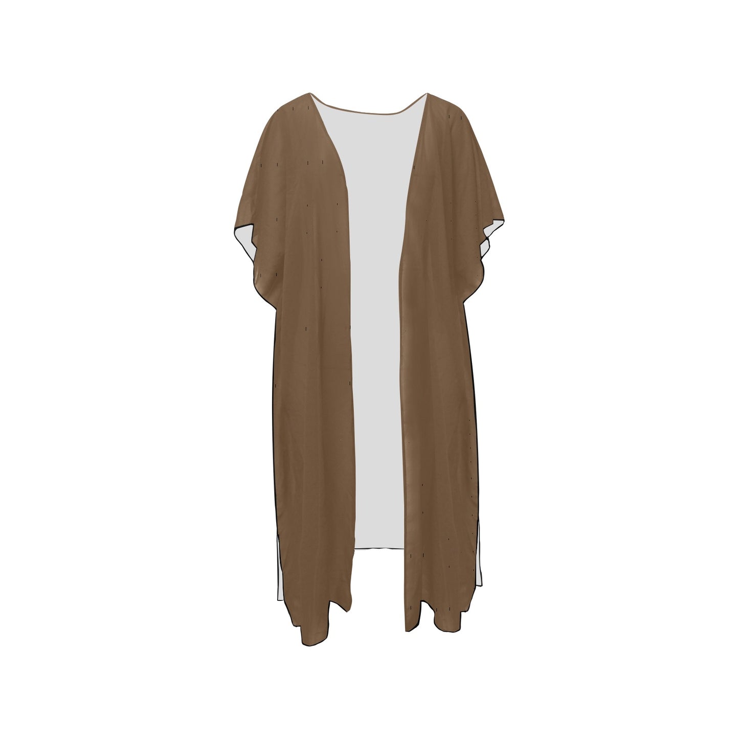 Brown Chiffon Cover Ups