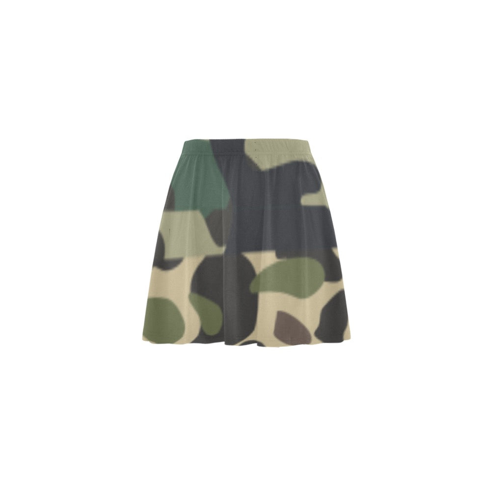 Army Fatigues Mini Skating Skirt