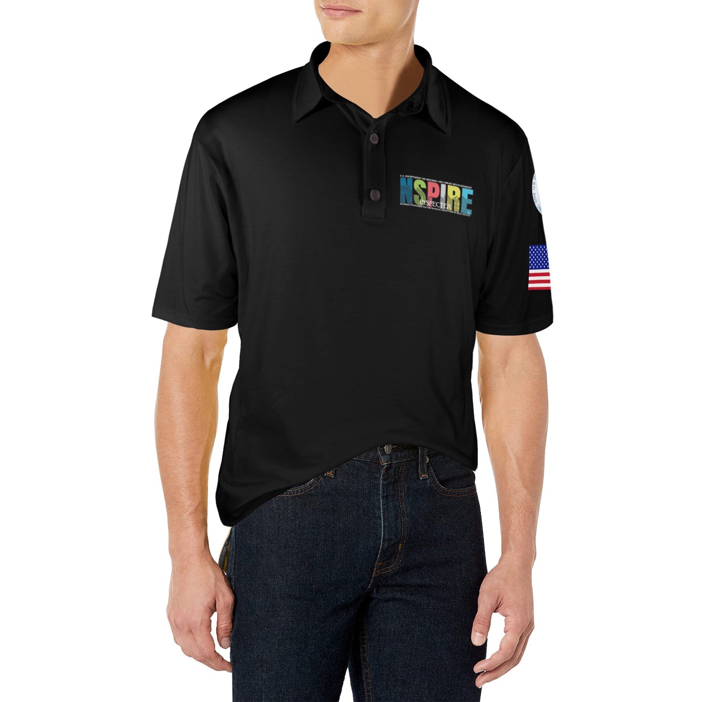 Black Men's Polo Shirt