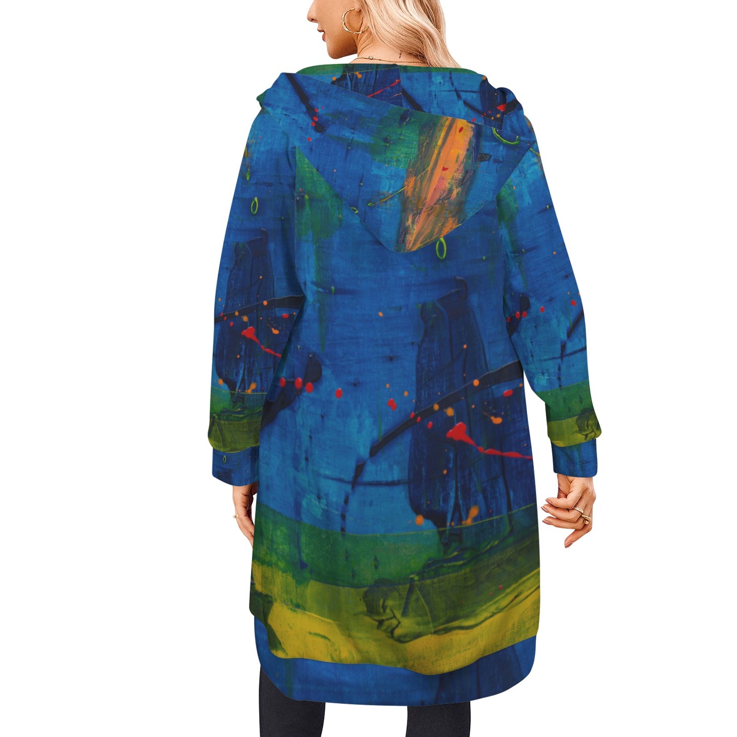Sunset Lake Women's Long Hooded Coat