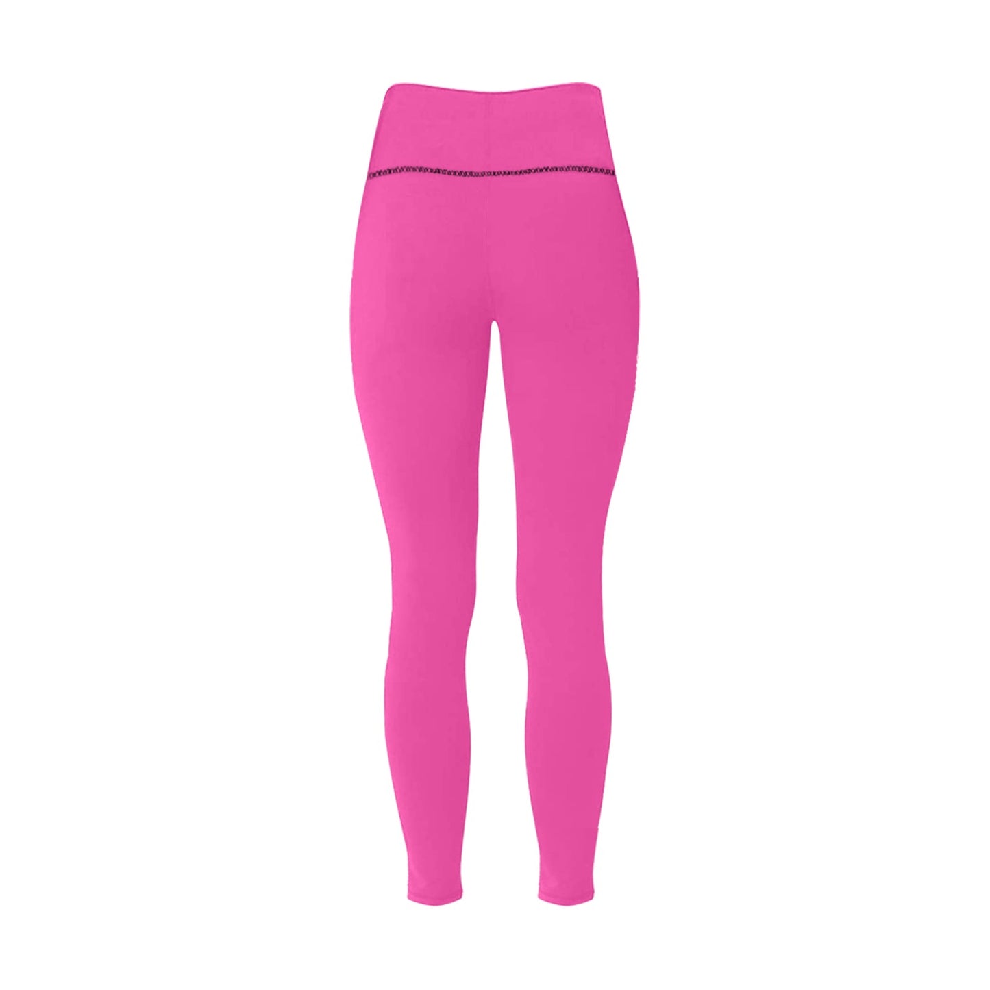 Hot Pink High-Waisted Leggings