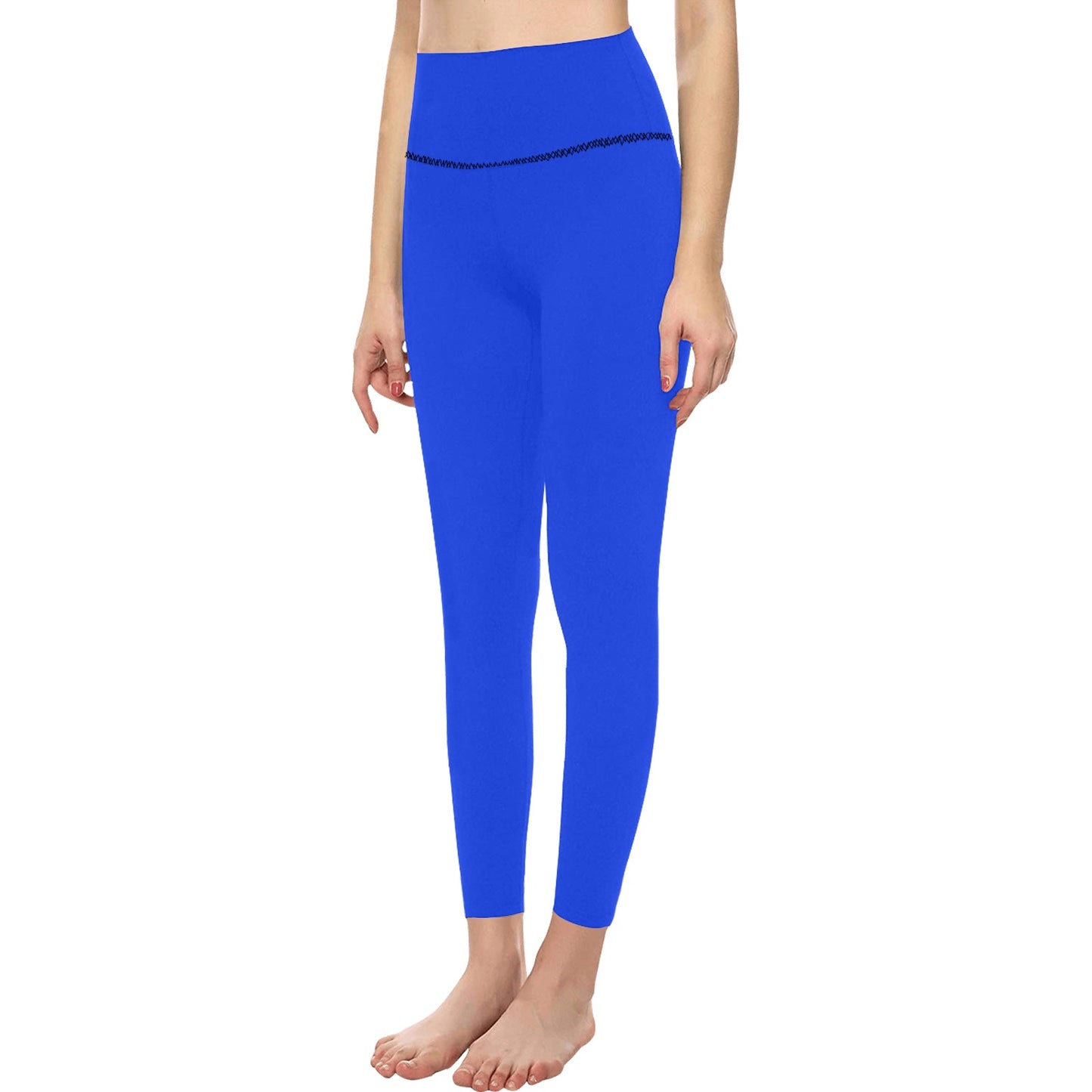 Royal Blue High-Waisted Leggings