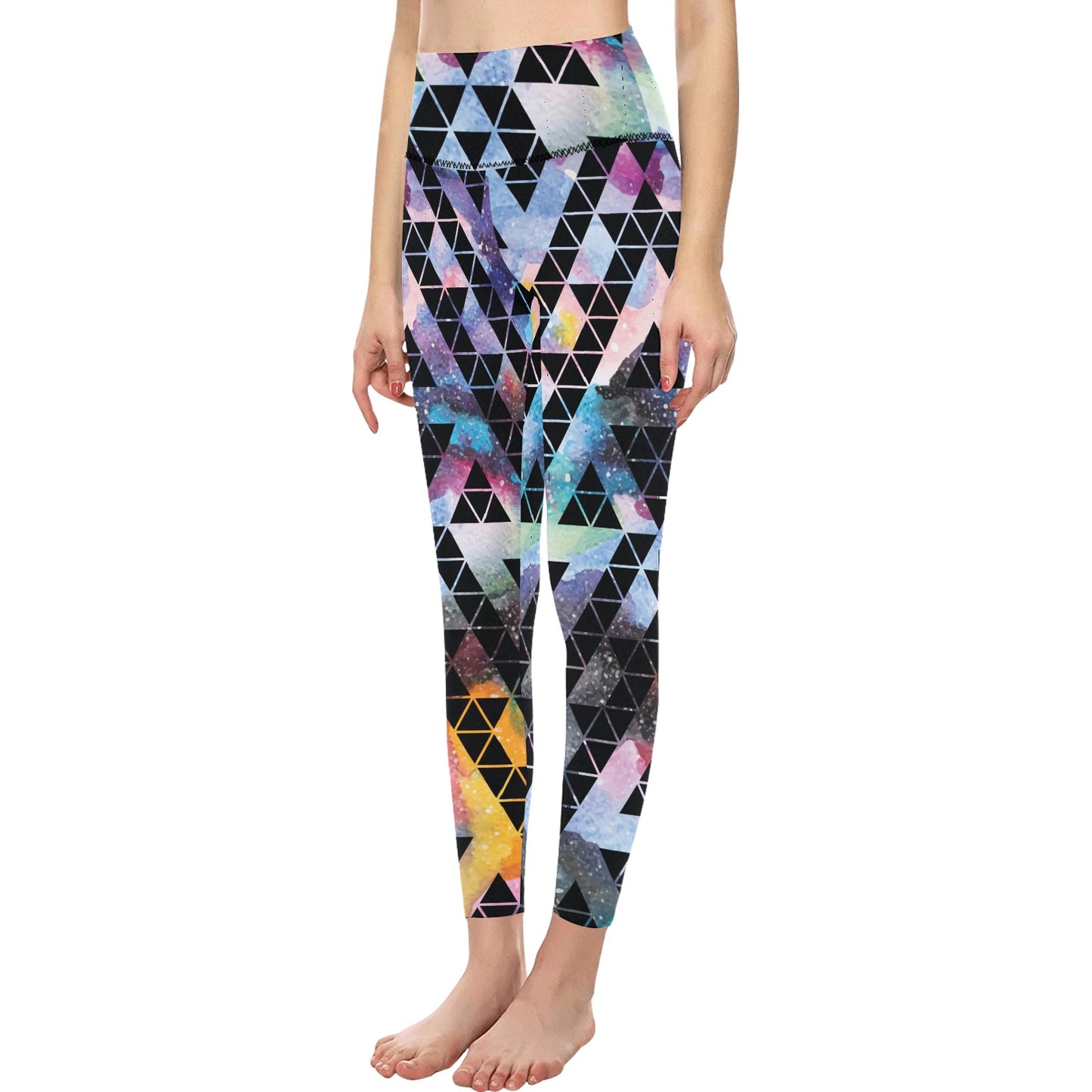 Galaxy Tribal Aztec High-Waisted Leggings