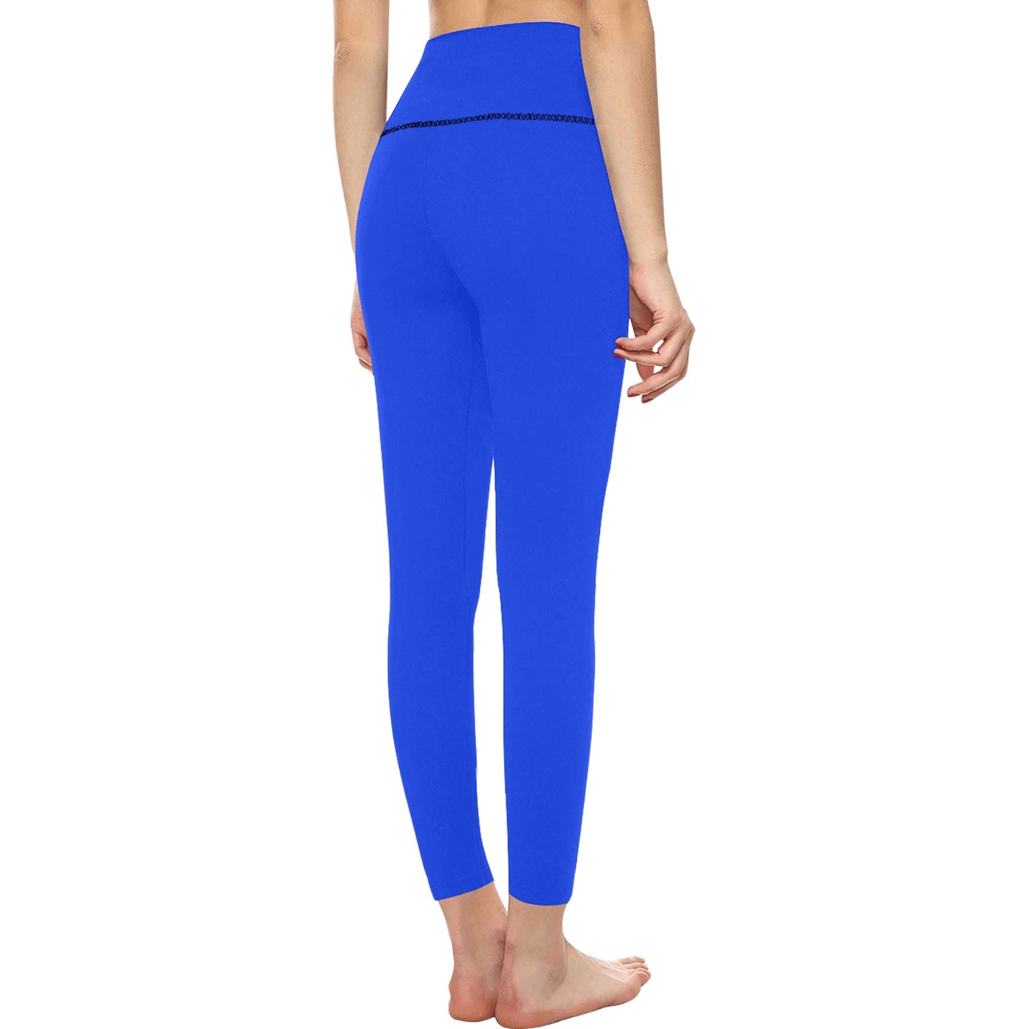 Royal Blue High-Waisted Leggings