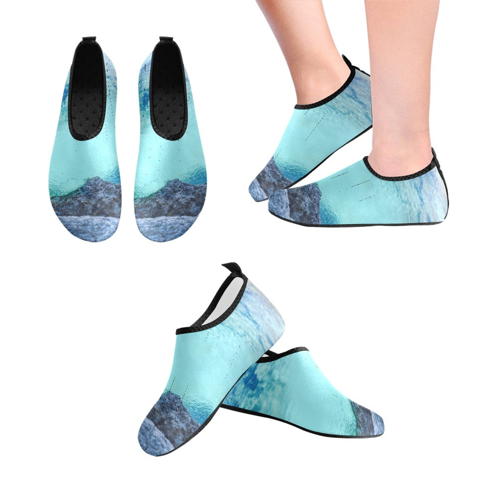 Turquoise Breeze Kids' Slip-On Water Shoes