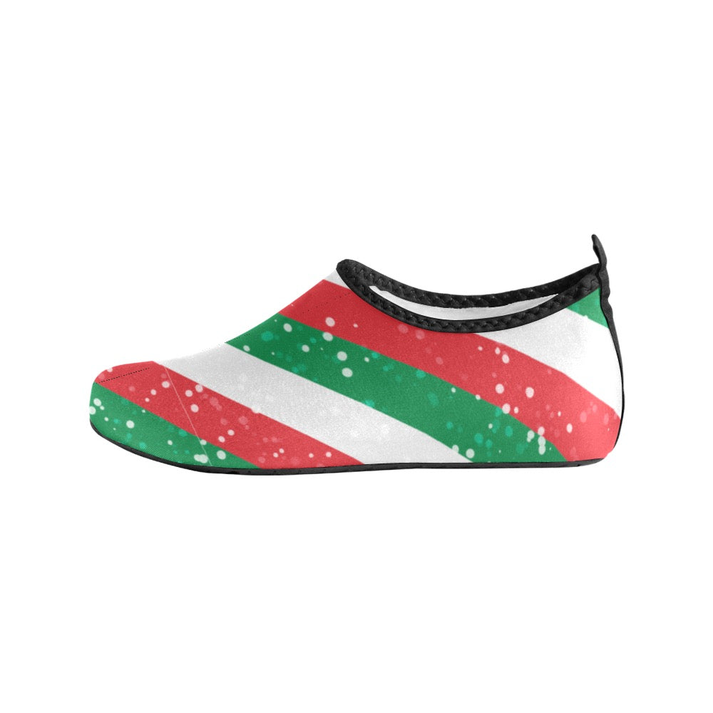 Candy cane Kids' Slip-On Water Shoes