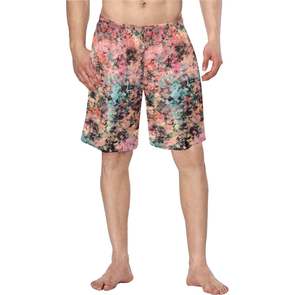 Peach Granite Men's Swim Trunk