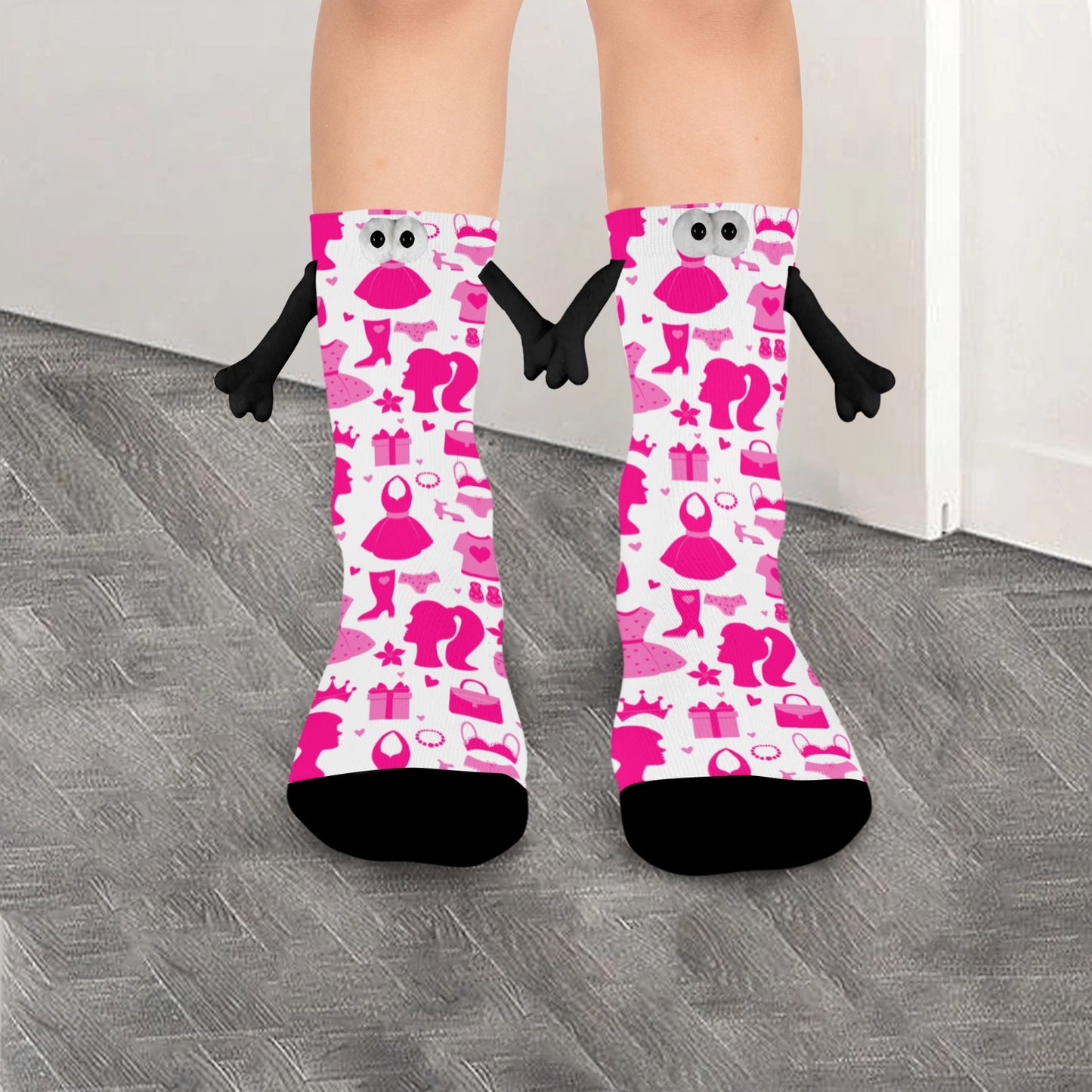 Barbie Holding Hands Socks for Kids