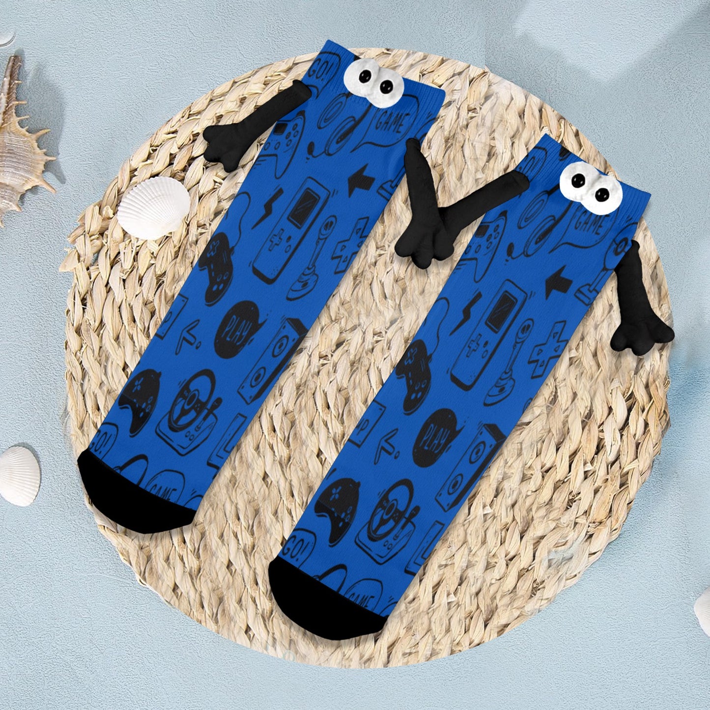 Gamer Holding Hands Socks for Kids