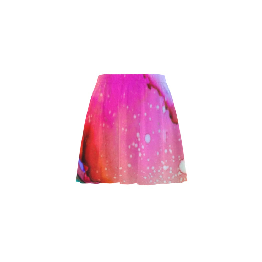 Color Blend Mini Skating Skirt