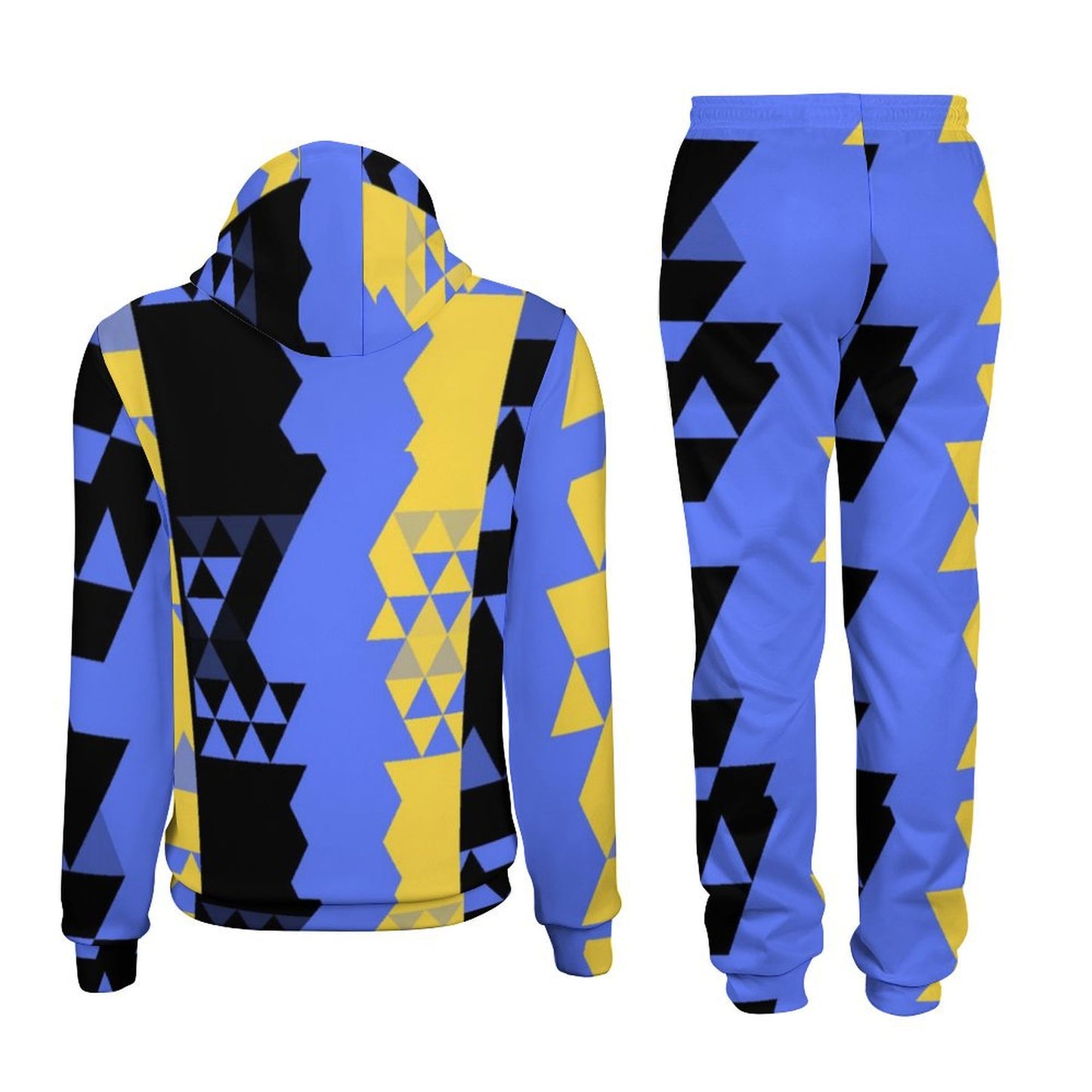 Blue Yellow Men’s Sweater Tracksuit