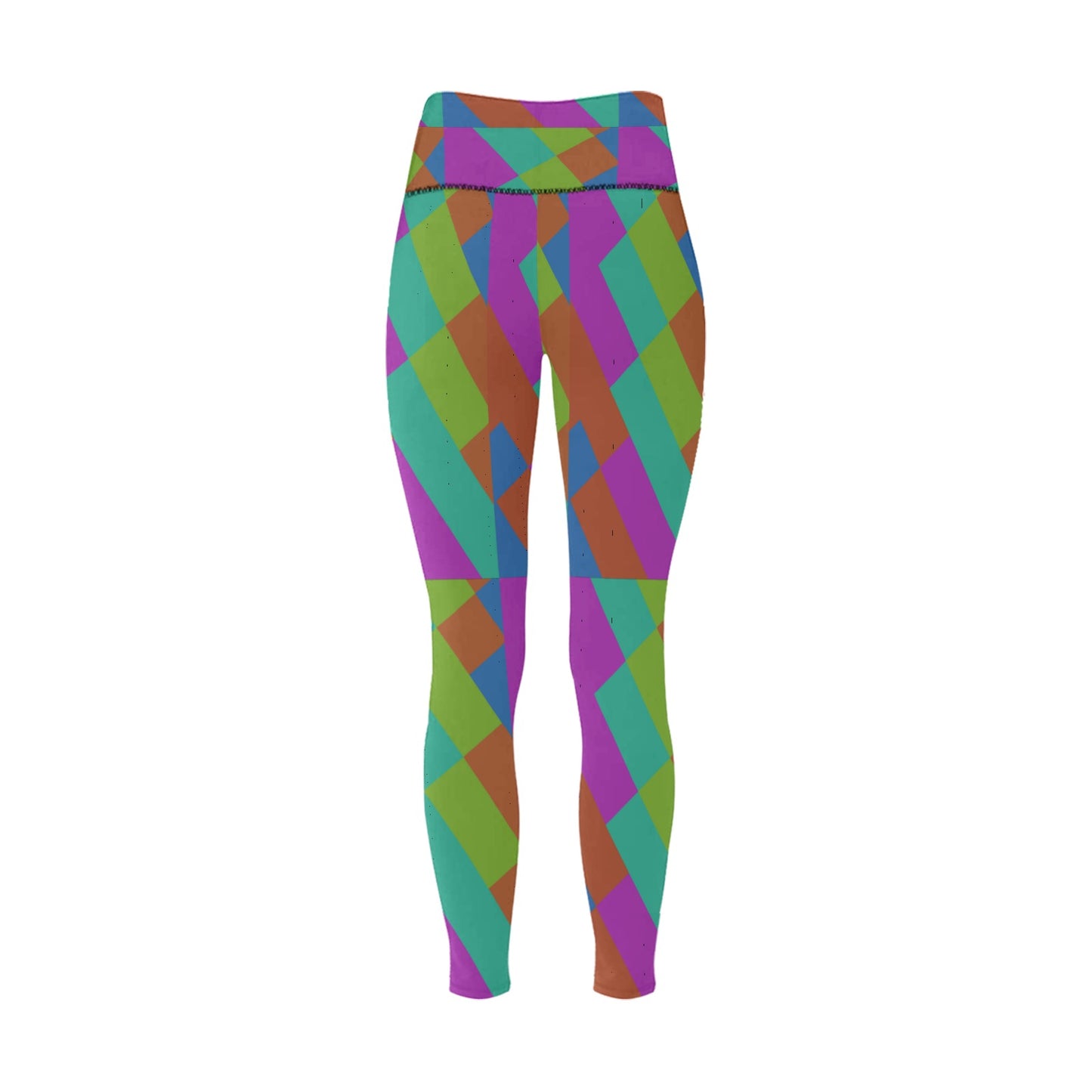 Purple Limewire High-Waisted Leggings