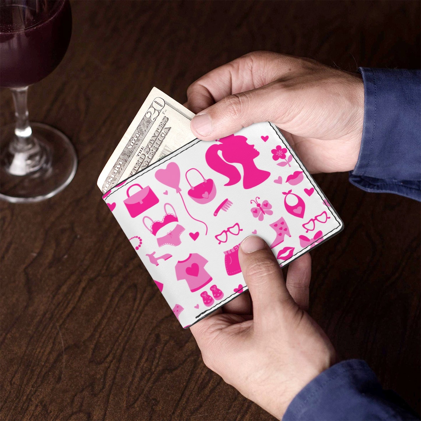 Barbie Unisex Bifold Wallet with Multi Slots