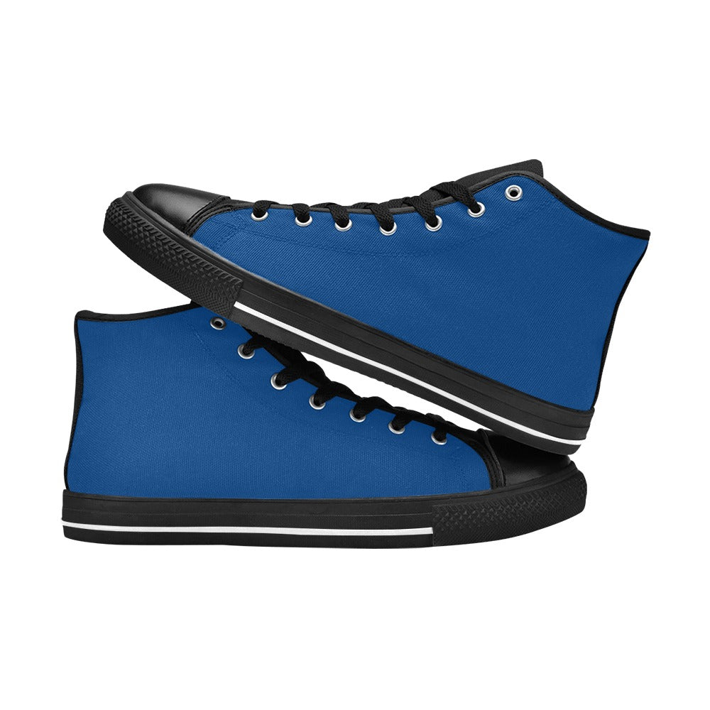 Royal Blue Men's High Top Shoes