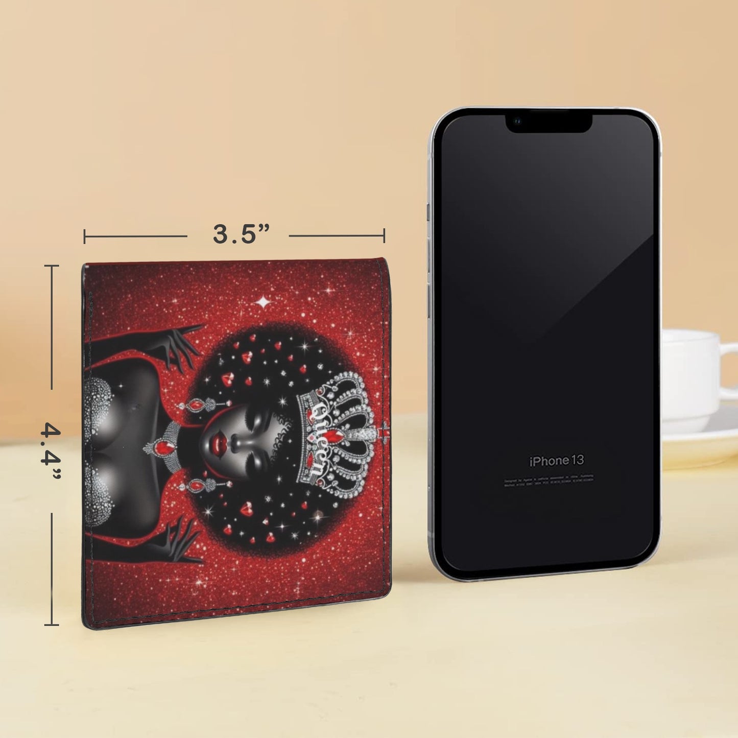 Red Queen Diva Bifold Wallet with Multi Slots