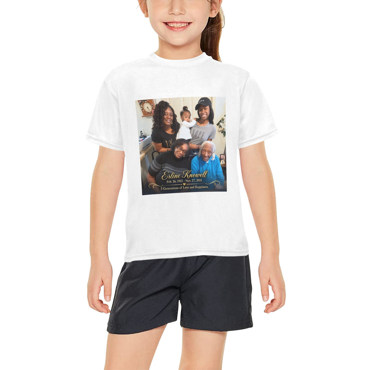 Zettie 5 Big Girls' T-Shirt