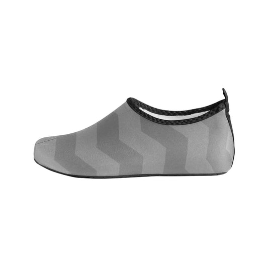 Gray Zig Zag Kids' Slip-On Water Shoes