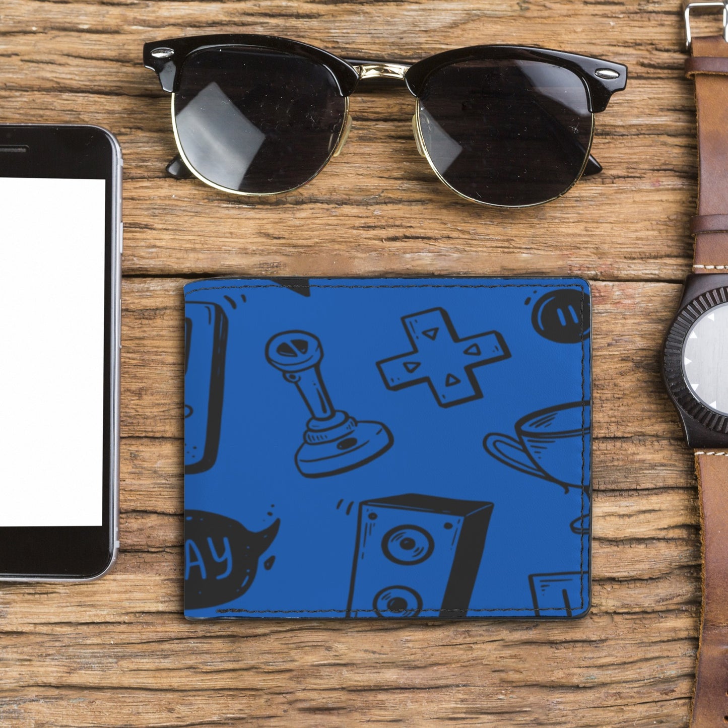 Gamer Unisex Bifold Wallet with Multi Slots