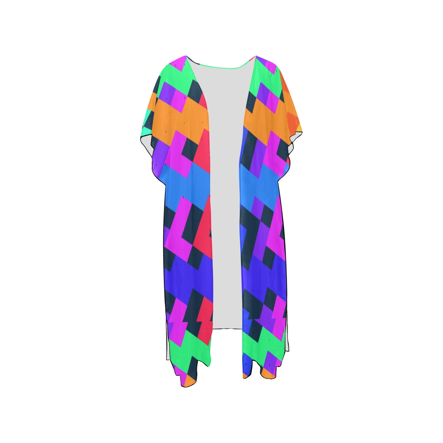 Bright Ziggy Chiffon Cover Ups