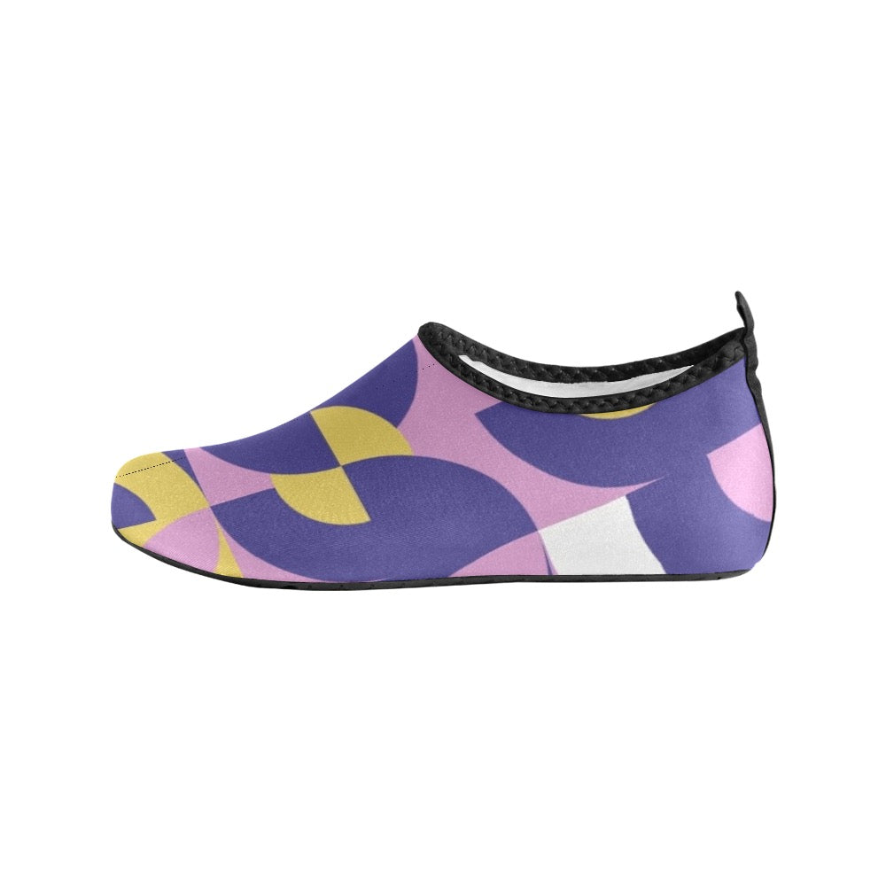 Purple and purplish Kids' Slip-On Water Shoes