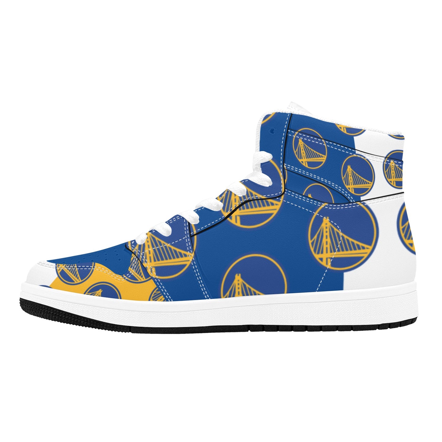 Golden State Warriors Men's High Top Sneakers