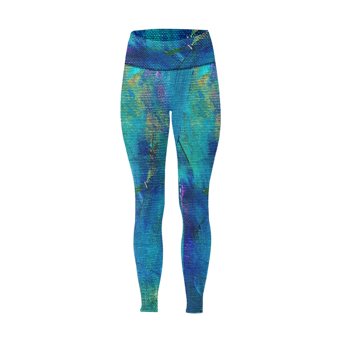 Aqua Marine Women's High-Waisted Leggings