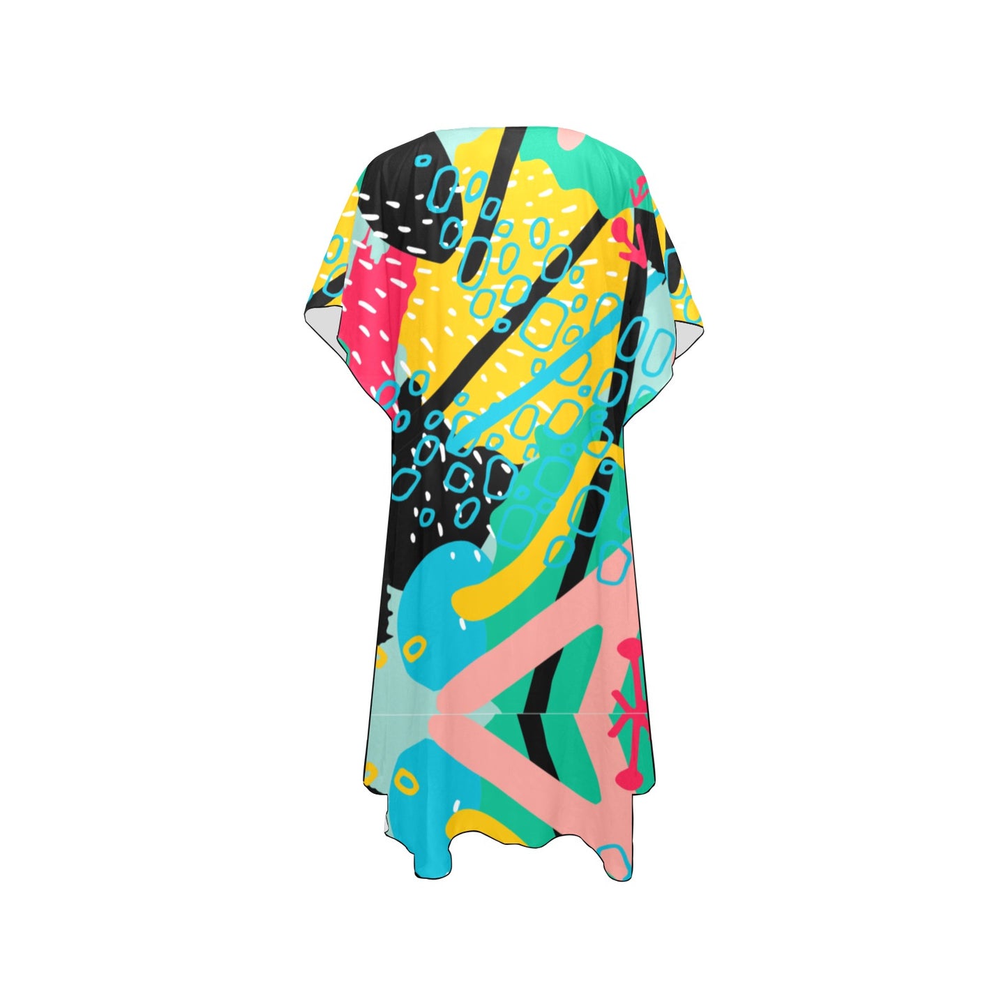 Colorful water flow Chiffon Cover Ups