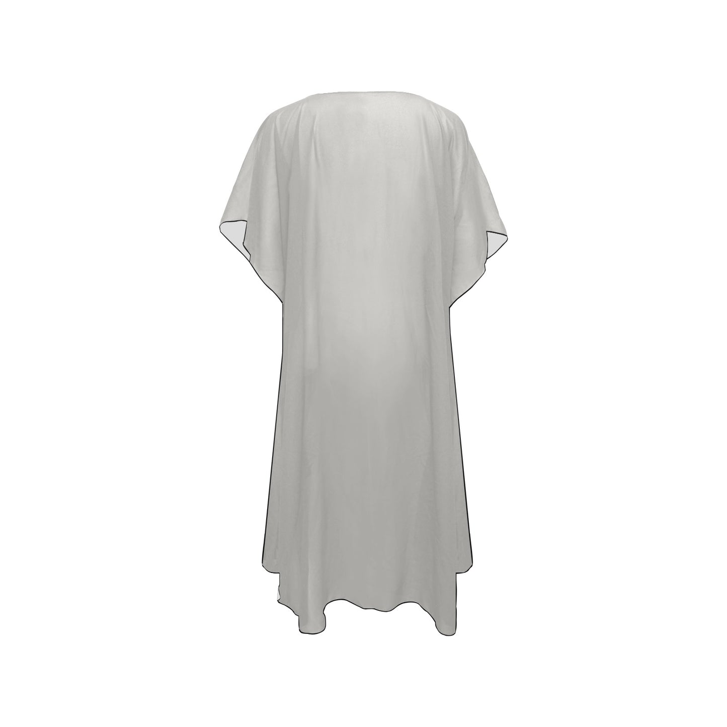 Grey Chiffon Cover Ups