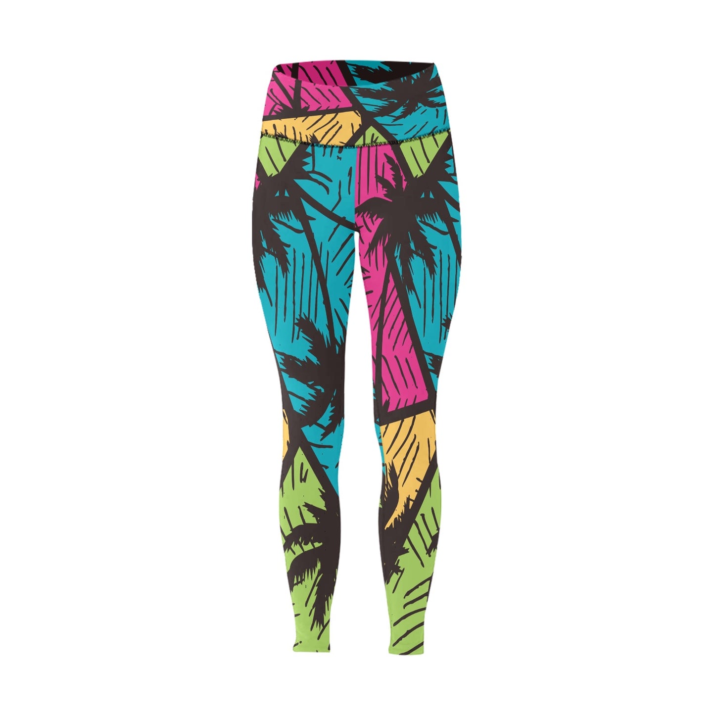 West Coast Palms High-Waisted Leggings