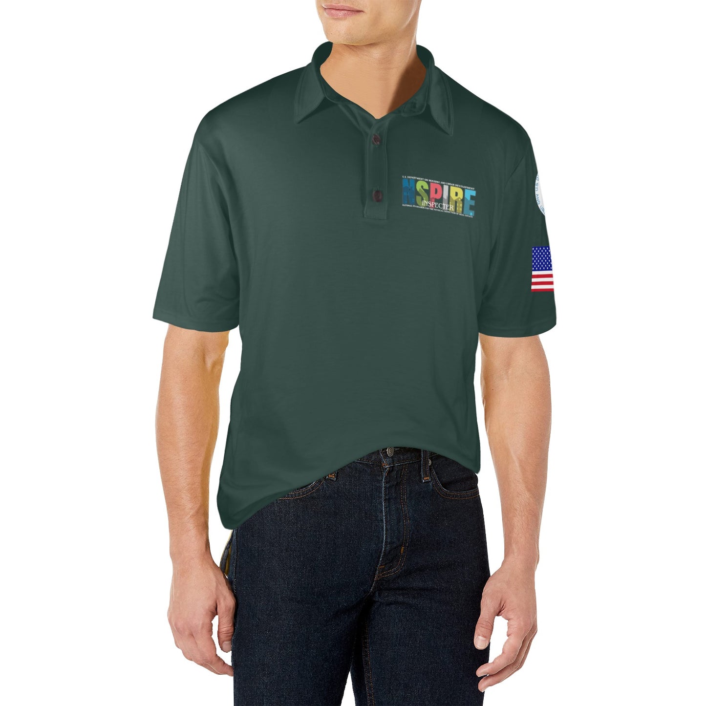 Green Men's Polo Shirt